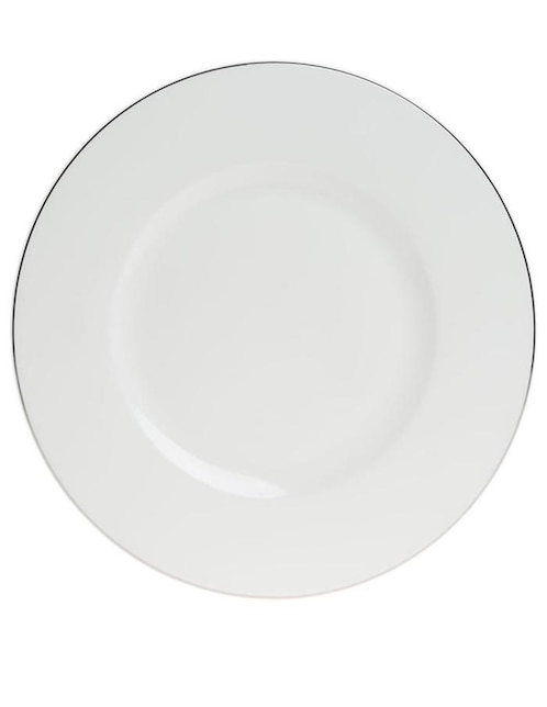 Plato postre Villeroy & Boch Anmut Platinum de porcelana