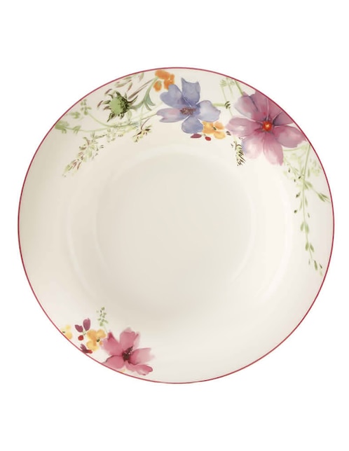 Plato base Mariefleur de porcelana 1