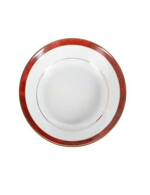 Plato postre de porcelana 1