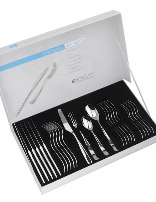 Set cubiertos de acero inoxidable 24 piezas