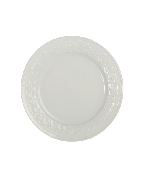 Plato para ensalada Louvre blanco 1