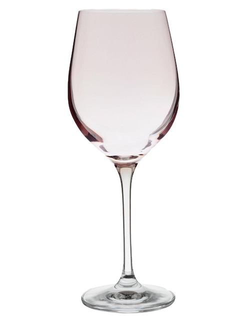 Copa para vino blanco Krosno 354 ml Harmony rosa