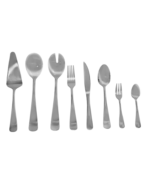 Set cubiertos de acero 43 piezas 1