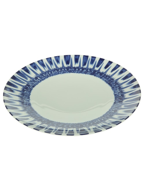 Plato trinche Coupe In Bloom de porcelana 1