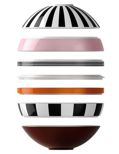 VILLEROY & BOCH Vajilla Villeroy & Boch la boule memphis de porcelana para 2 personas