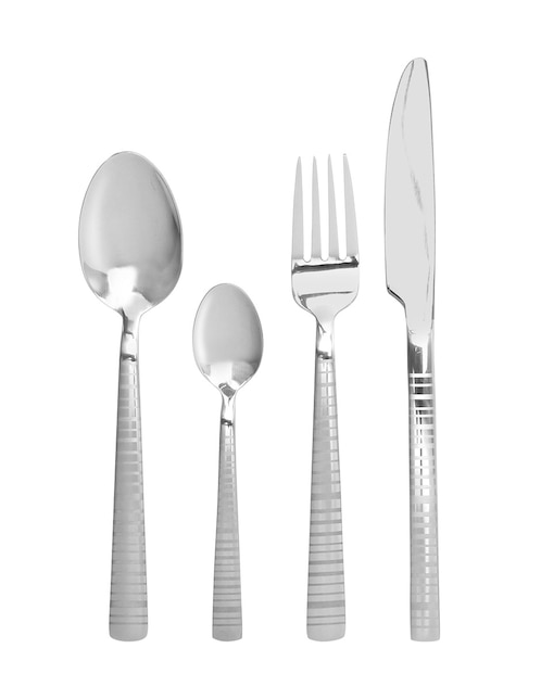 Set cubiertos Crown Baccara de acero inoxidable 24 piezas