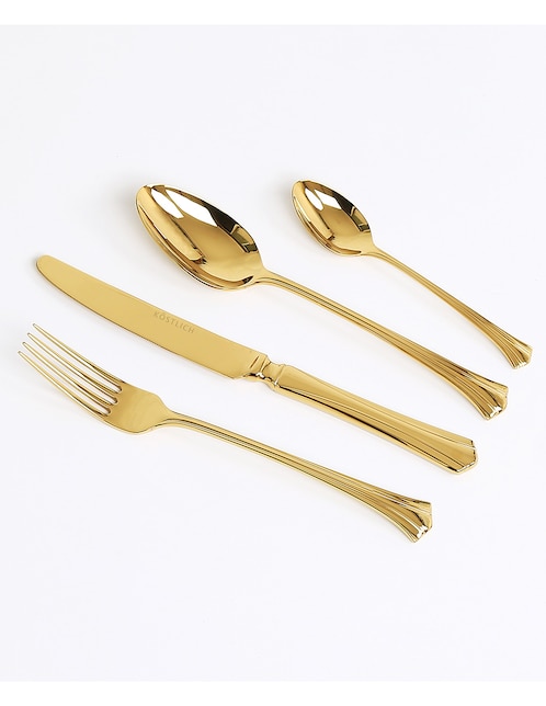 Set cubiertos Victoria de acero inoxidable 24 piezas 1