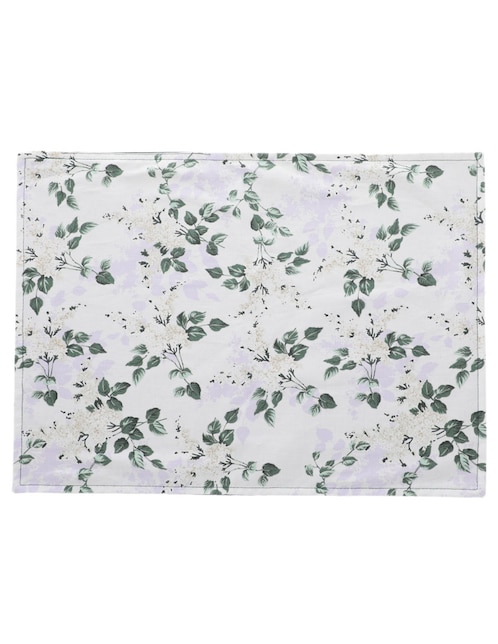 Mantel individual rectangular de algodón Luxury Linens Heaven