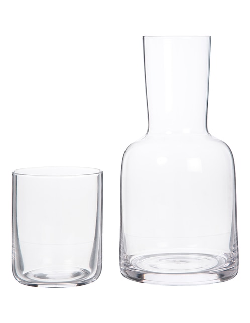 Set jarra con vasos de vidrio N Narrative Classic