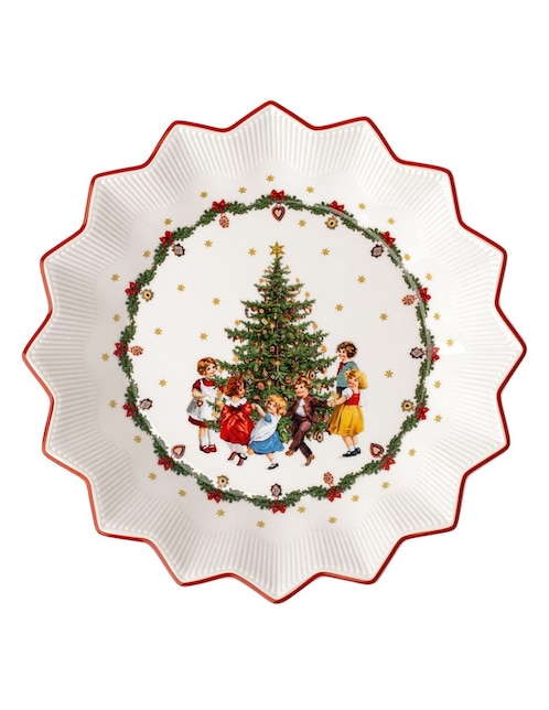 Platón navideño Villeroy & Boch Toys Fantasy de porcelana