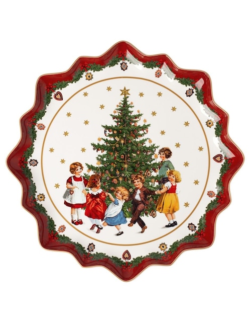 Platón navideño Villeroy & Boch Toys Fantasy de porcelana