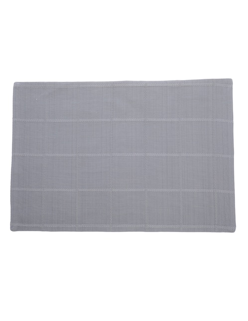 Mantel individual rectangular de algodón Siberia