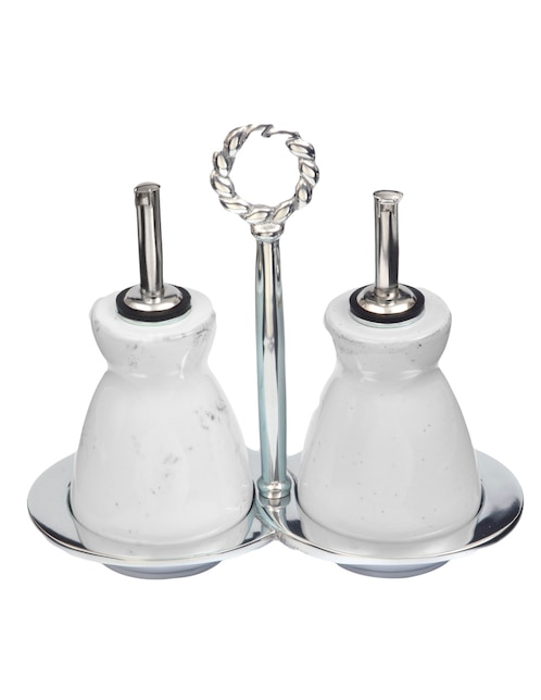 Set de aceite y vinagre de cerámica 1
