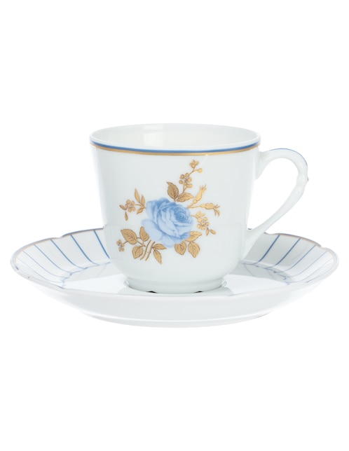 Taza terno Bernardaud Espresso Brocante 2 piezas