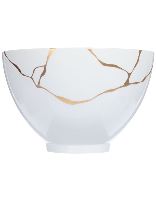 Ensaladera Bernardaud Kintsugi de porcelana