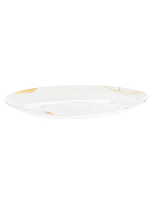 Platón Bernardaud Kintsugi de porcelana