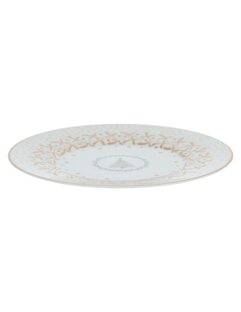 Plato ensalada Noel de porcelana 1