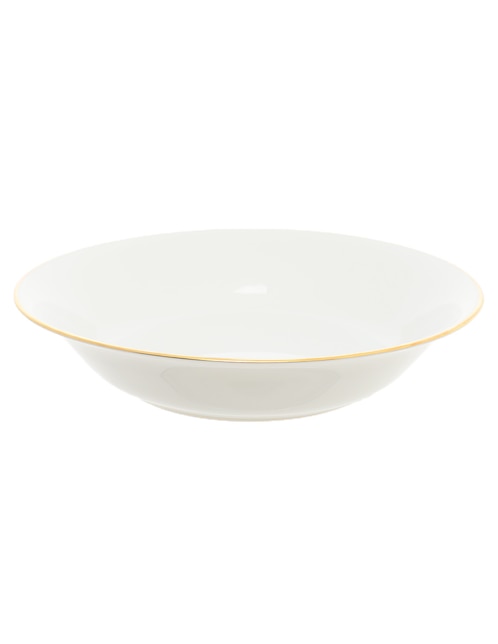 Plato hondo Palmyre de porcelana 1