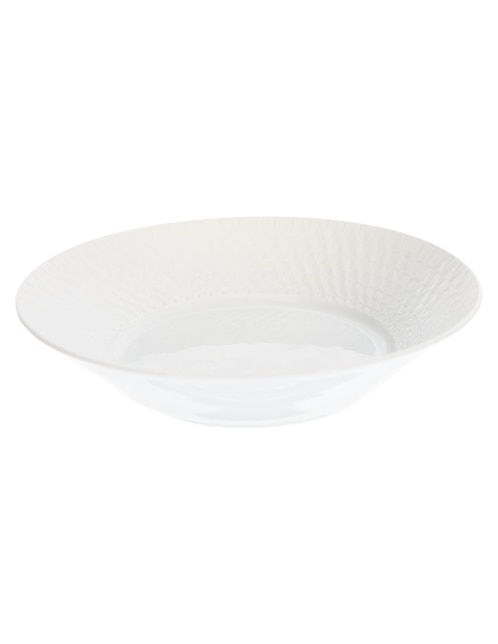 Plato hondo Twist de porcelana 1