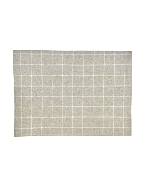 Mantel individual rectangular de lino Country 1