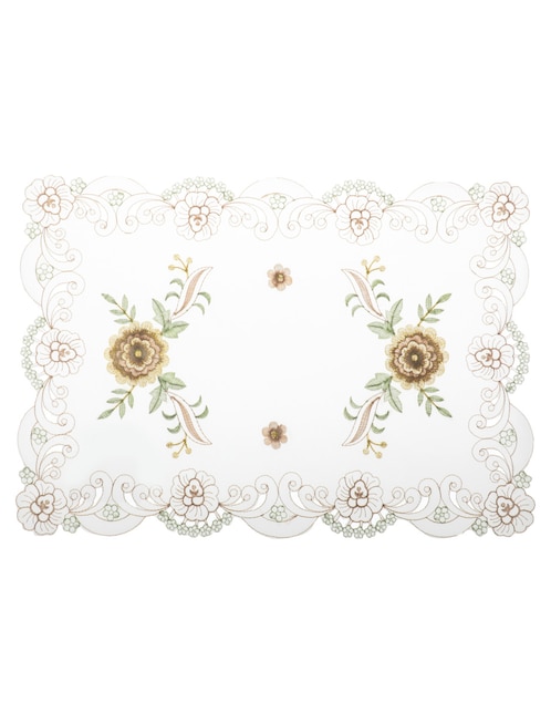 Mantel individual rectangular de poliéster Home Elegance Pensamientos