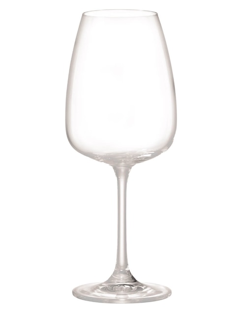 Set de copas para vino Bohemia Fascino de cristal 6 piezas