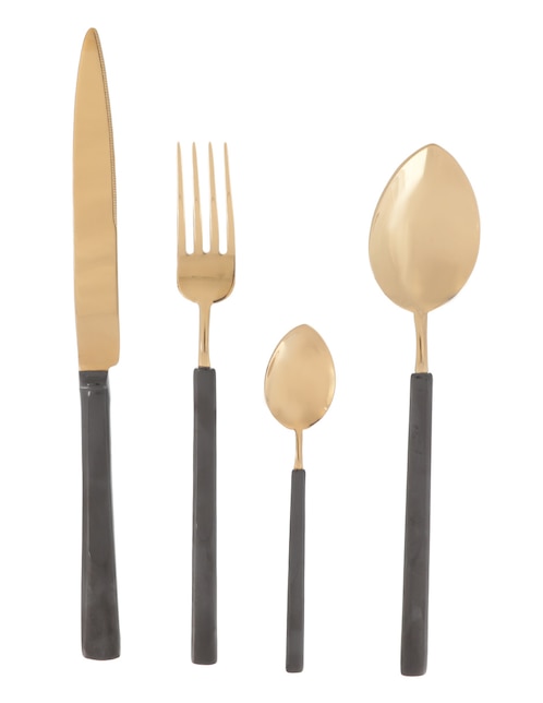 Set cubiertos Vintage de acero inoxidable 24 piezas 1