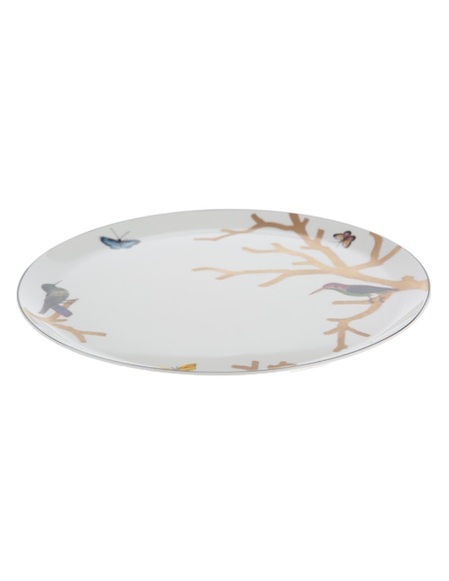 Platón Bernardaud Aux Oiseaux de porcelana