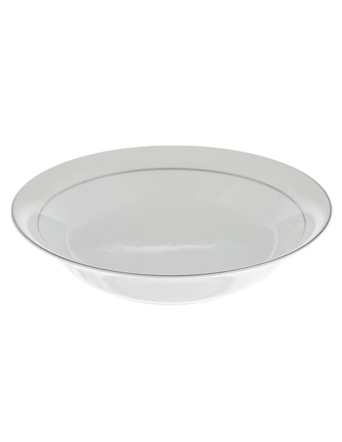 Plato hondo Dune de porcelana 1