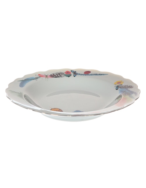 Plato sopa Caribe de porcelana 1