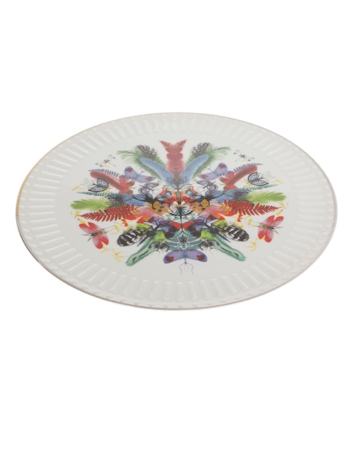 Plato base Caribe de porcelana 1
