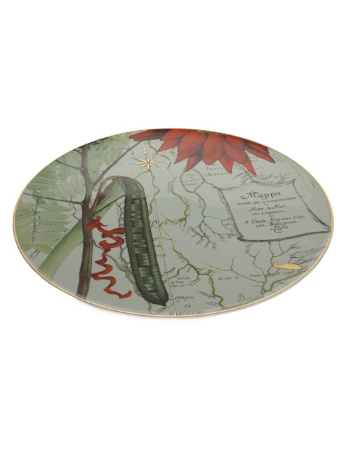 Plato base Amazonia de porcelana 1