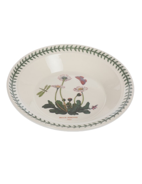 Plato sopa Portmeirion Botanic Garden de porcelana