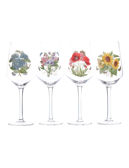 Set de copas para vino Portmeirion Botanic Garden de cristal