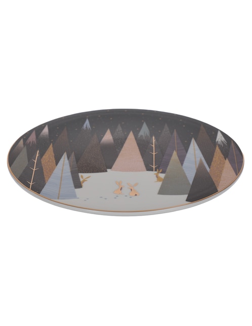 Plato trinche Sara Miller de porcelana 1
