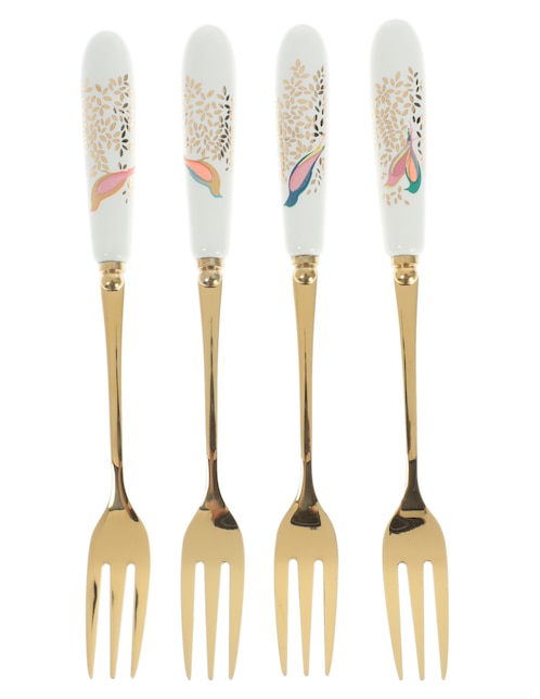 Set tenedor para postre London Chelsea de porcelana 1