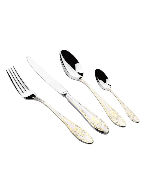 Set cubiertos de acero inoxidable 24 piezas 1