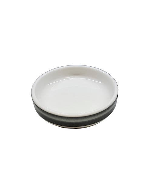 Plato postre Stax Ombre Jet de porcelana 1