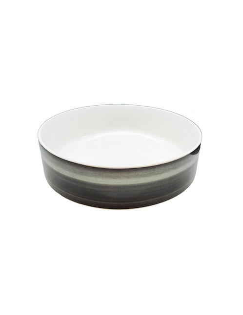 Plato postre Stax Ombre Jet de porcelana 1