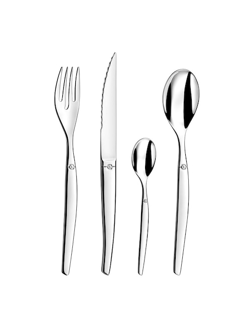Set cubiertos Amefa Jet Mirror de acero inoxidable 24 piezas
