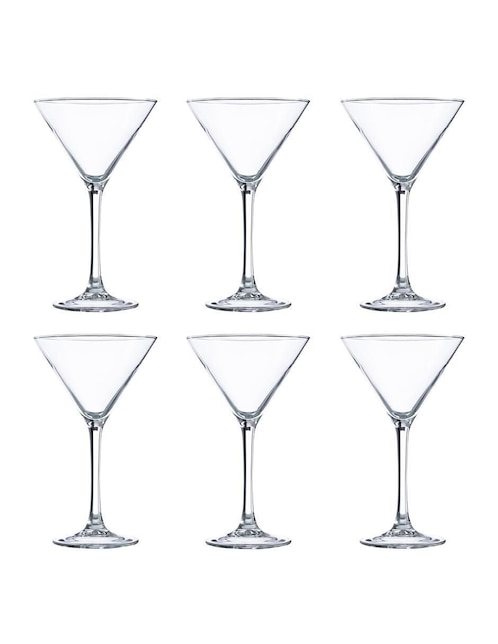 Set de copas para martini Vicrila de cristal
