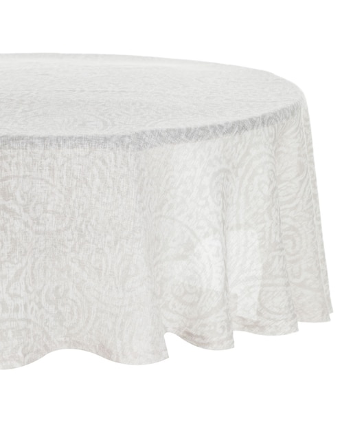 Mantel redondo de lino N Narrative Olite