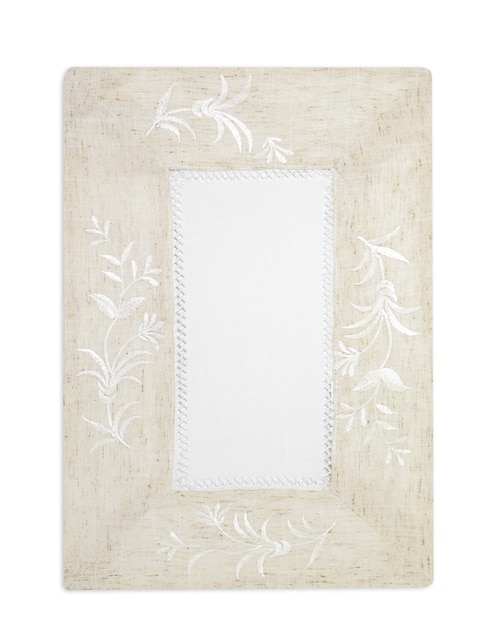 Mantel individual rectangular de poliéster Home Elegance Giovanna