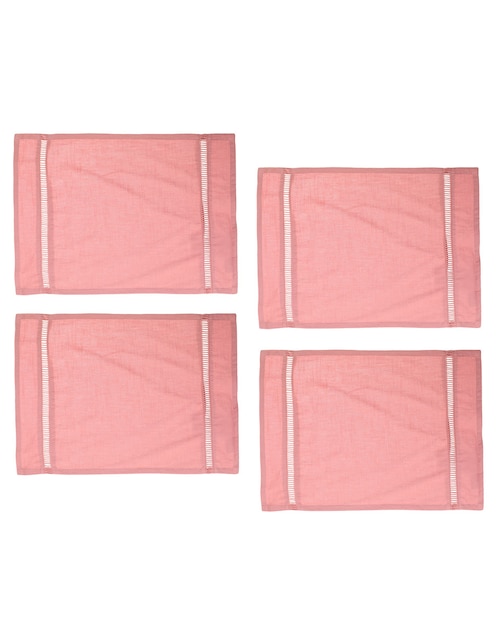 Set mantel individual rectangular de algodón 1