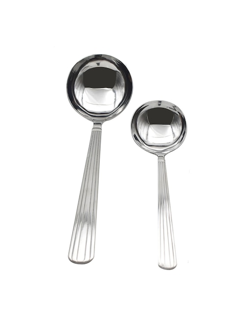 Set cubiertos para servicio de acero inoxidable 2 piezas 1