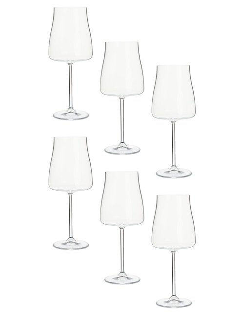 Set de copas para vino Bohemia de cristal