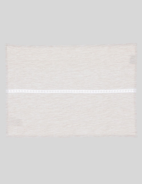 Mantel individual rectangular de algodón 1