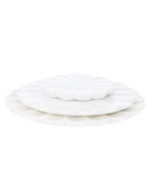 Set de plato para postre Marble de mármol 3 piezas 1