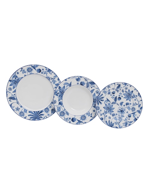 Vajilla curie de porcelana para 4 personas 1