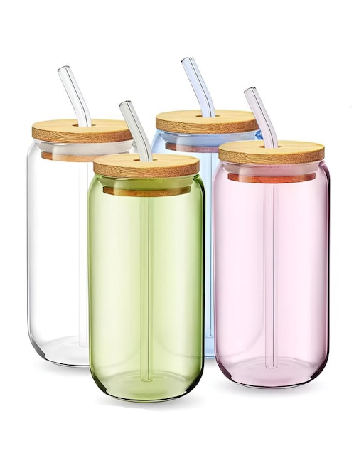 Set vasos de vidrio con 4 piezas 1